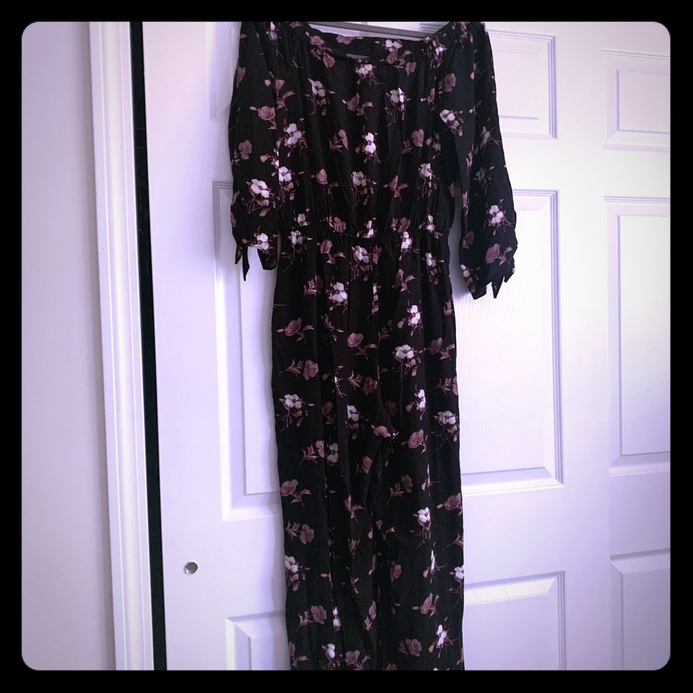 Flowered romper
